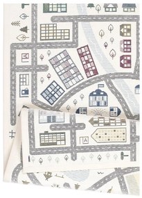 Бял двустранен детски килим , 160 x 230 cm Ülejõe - Narma