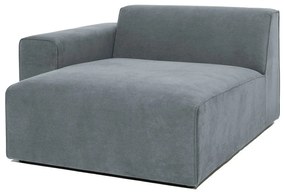 Сив модулен диван от рипсено кадифе (ляв ъгъл) Sting – Scandic