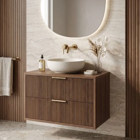Шкаф за мивка Rea Mono 80cm Brown