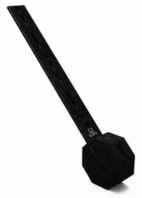 Черна LED настолна лампа (височина 38 cm) Octagon One – Gingko