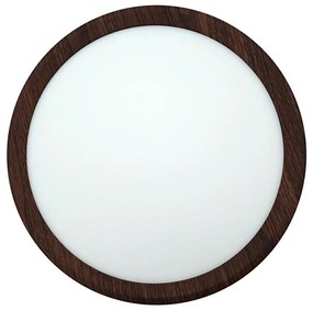 LED таванно осветително тяло LED/18W/230V 3000/4000/6500K Ø 23 см кафяво