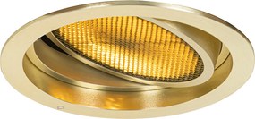 Модерен вграден прожектор златен регулируем - Coop 111 Honey