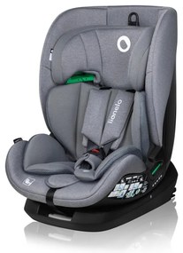 Lionelo - Въртящо се автокресло с база LAVENDER i-Size 76-150 см, цвят Сив камък