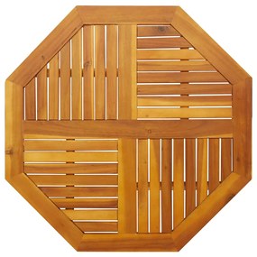 4004263 vidaXL Плот за маса 90x90x2,2 см осмоъгълен масивна дървесина акация