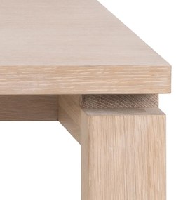 Сгъваема маса за хранене с плот в дъбов декор 100x200 cm Linley - Actona