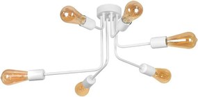 Плафон СКАЛА, бял, 6xE27