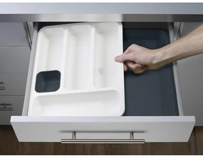 Сиво регулируемо чекмедже за прибори DrawerStore DrawerStore™ - Joseph Joseph