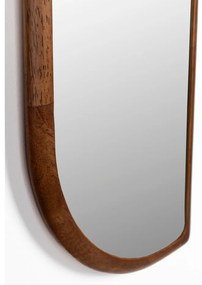 Стенно огледало от масивно дърво 26x120 cm Nyko – White Label