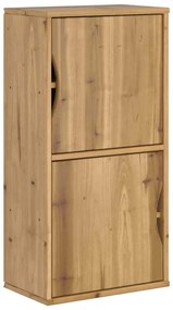 4103591 vidaXL Страничен шкаф ODDA 40x24x79 cm масивна дървесина бор