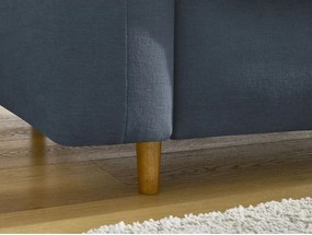 Тъмносин диван за ежедневно спане/сгъваем 220 cm Cocoone – Bobochic Paris