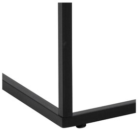 Бяла масичка за кафе с плот от имитация на мрамор 55x110 cm Barossa – Actona