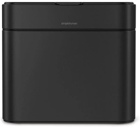 Матово черен контейнер за компостируеми отпадъци 4 л - simplehuman