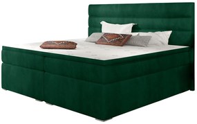 Тапицирано легло Victoria С матрак и протекор-180 x 200-Prasino
