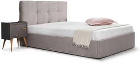 Тапицирано легло Famous-Gkri Anoixto-110 x 200-Χωρίς μηχανισμό ανύψωσης