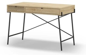 Работна маса от дъб 60x110 cm Ecrin - Marckeric