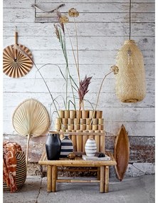 Висящо осветително тяло с бамбуков абажур в естествен цвят ø 25 cm Evert – Bloomingville