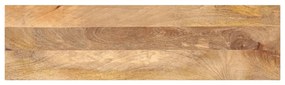 371451 vidaXL Плот за маса, 110x40x2,5 см, правоъгълен, мангово дърво масив