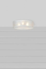 Бяло осветително тяло за таван с текстилен абажур Haru – Markslöjd