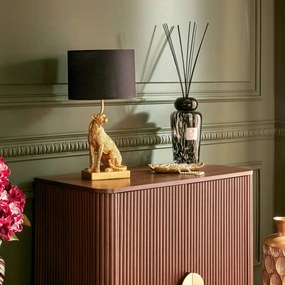 Настолна лампа atmosphera Gepi, Леопард, Височина 47.5 см, Златна