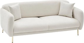 Бял разтегателен диван 210 cm Simena - Balcab Home