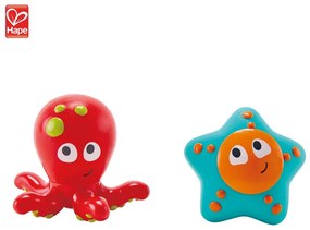 Hape - Играчка за баня октопод и морска звезда H0213