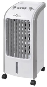 50483 vidaXL Преносим въздушен охладител 80 W 4 л 25x26x56 см