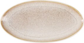 Плато овал LA MEDITERRANEA Calobra Cream, 27x14 cm, порцелан