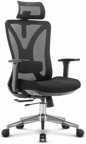 Висококачествен ергономичен офис стол HC-1054 - черен