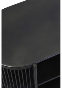 Черен метален скрин 100x80 cm Yinthe - Light &amp; Living