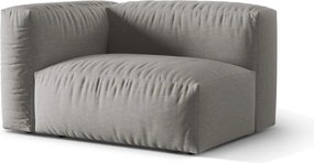 Светлосив модул за диван (ляв ъгъл) Martina – Micadoni Home