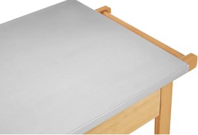 Бамбукова маса за сервиране на колелца 41x58 cm Harlow – Premier Housewares
