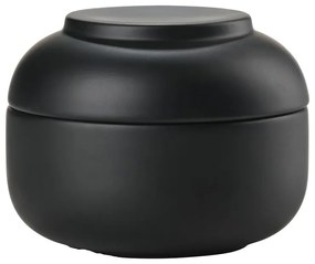 Черен керамичен органайзер за баня за памучни тампони Sensu – Zone