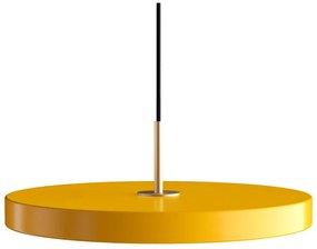 Жълта висяща лампа VITA Copenhagen Asteria, Ø 43 cm