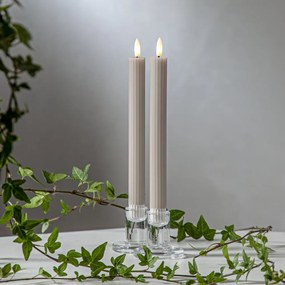LED свещи в комплект от 2 броя (височина 25 см) Flamme Stripe - Star Trading