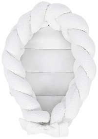 Бяло гнездо за бебе 47x70 cm – Meowbaby