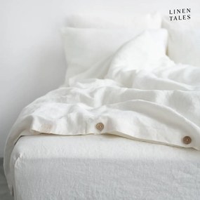 Бяло спално бельо за единично легло 135x200 cm - Linen Tales