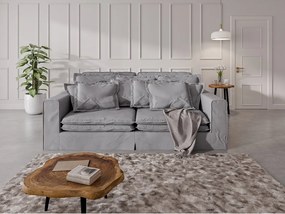 Светлосив диван 236 cm Nora – Ropez