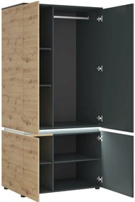 Гардероб Glimmer-Natural-Black