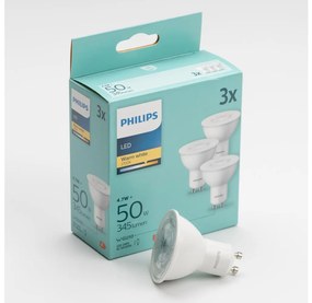 К-кт 3x LED Крушка Philips GU10/4,7W/230V 2700K