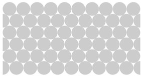 Комплект от 50 матови стикера за стъкло Circle - Ambiance