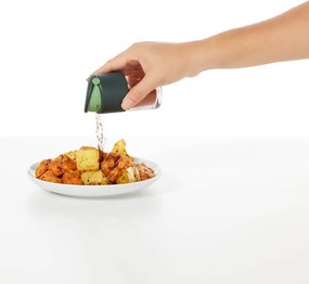 Бурканче за подправки Lekue 1009487, 80 мл, Ø5.2x9.2 см, Стъкло, +4°C / +80°C, Сив