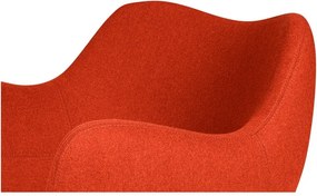 Червено вълнено кресло RM58 – noo.ma