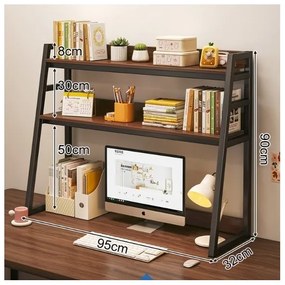 Многоетажна етажерка за офис бюро - 95 x 32 x 90 cm