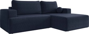Ъглов Диван Миво-Тъмно Син-Десен