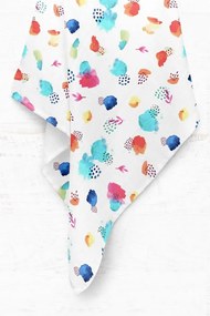 Бяло муселиново бебешко одеяло 75x100 cm Summer – Mijolnir