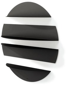 Черни метални рафтове в комплект от 4 броя 76 cm Solis - Umbra