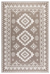 Кафяво-кремав външен килим 160x230 cm Gemini – Elle Decoration