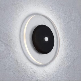 Eglo 75884 - LED RGBW стенен осветител с димиране и вграден сензор TREPELLA LED/5V, черен, с дистанционно управление