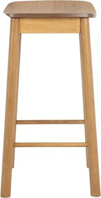 Бар стол в естествен цвят (височина на седалката 74,5 cm) Barlow – Actona