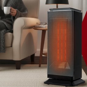 Керамичен електрически нагревател KAMINER LUMNI 2.0 PTC 2000W с осцилация